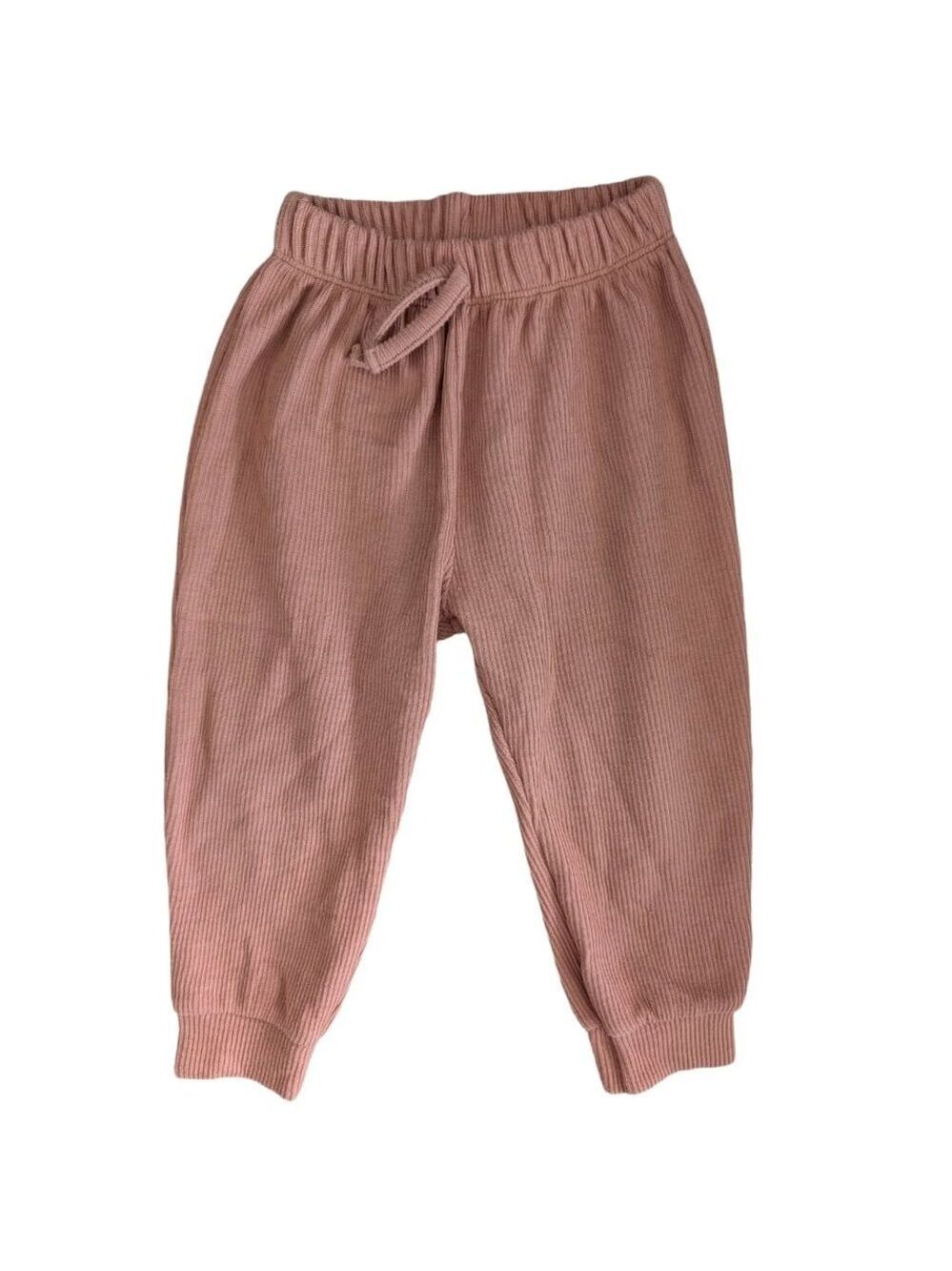 ZARA‎ Pink Textured Jogger Pants 2-3YRS